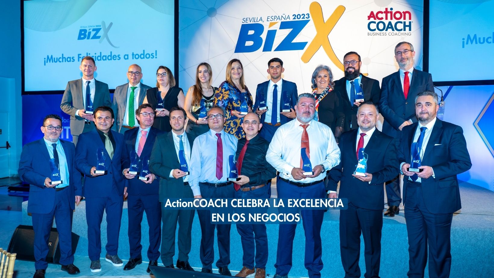 ActionCOACH celebra la excelencia en negocios dentro de la convención BizX Sevilla